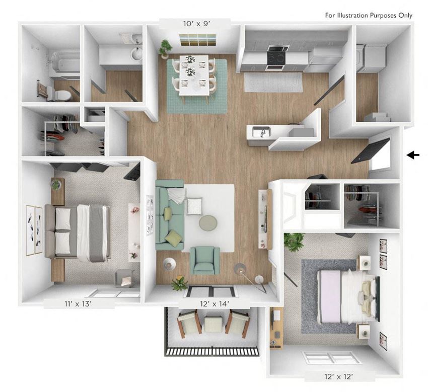 The Mist 2 BR 1 BA